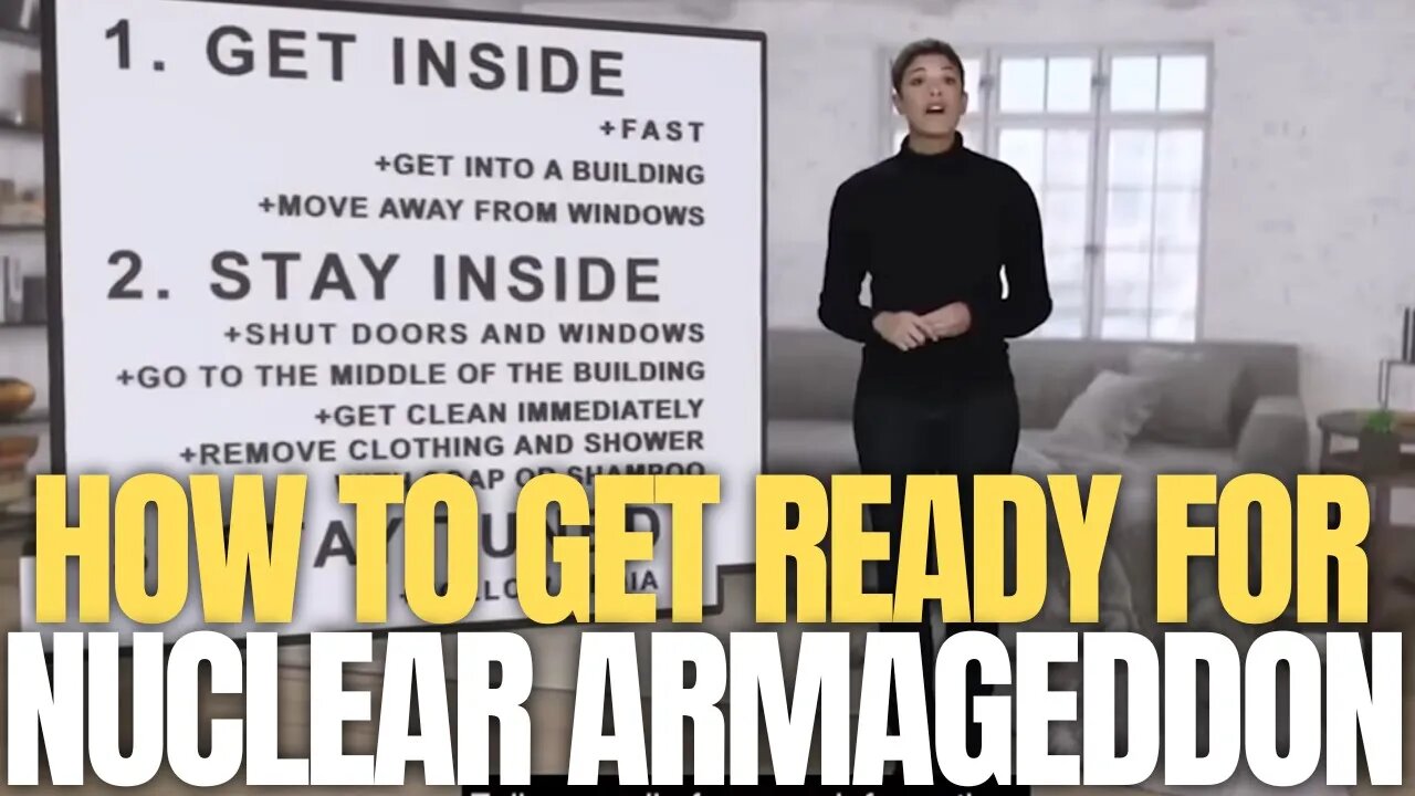 How To Survive A Nuclear Attack In NYC PSA & What To Do If You Feel Dead Inside Before Then..