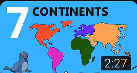 7 continents of the world 🌎