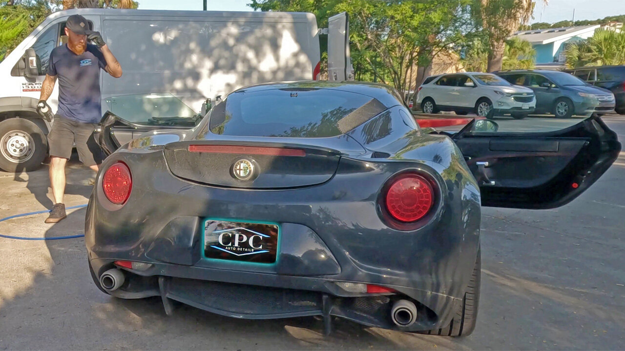 Alfa 4C is made Like NEW by CPC Auto Details