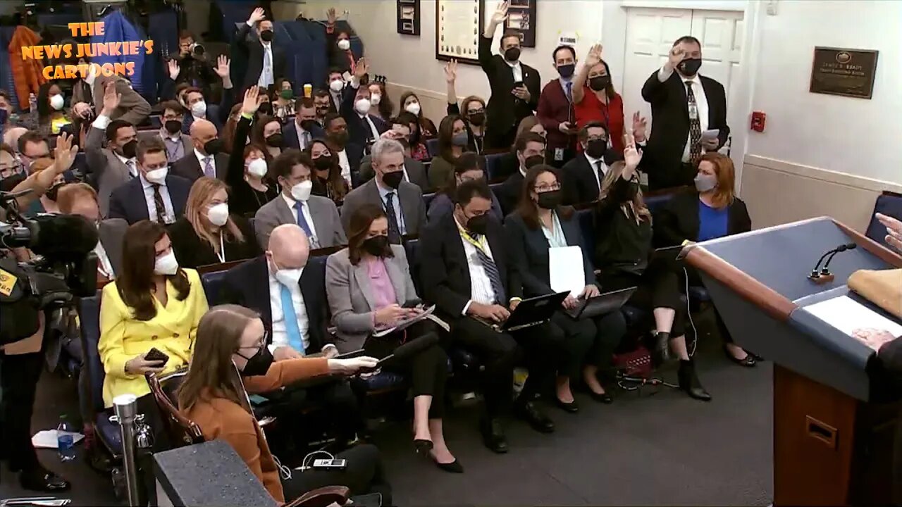 Chaotic moment as press briefing is interrupted because Biden is heading back on vacation.