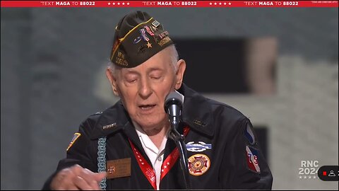 WWII D-DAY VETERAN WILLIAM PEKRUL REPUBLICAN NATIONAL CONVENTION