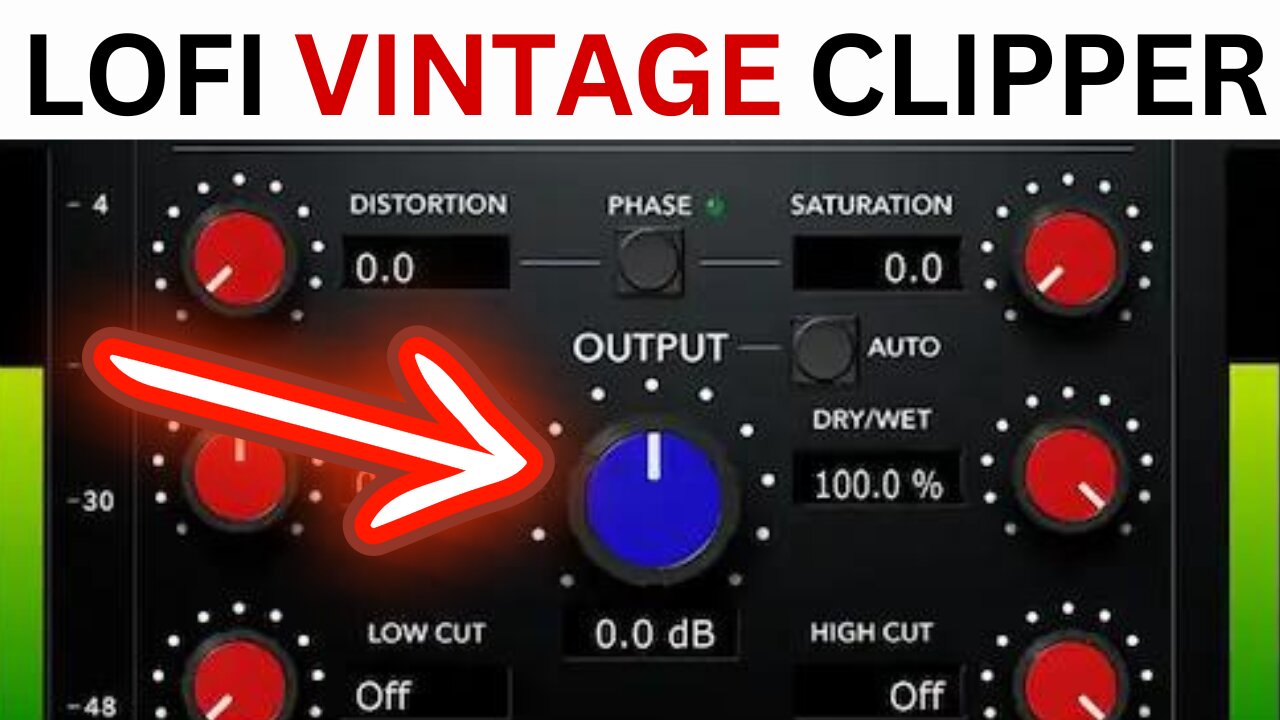 LOFI VINTAGE CLIPPER - Distortion Saturation Plug-in AU VST AAX iOS Nembrini Audio
