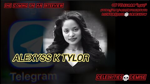 Alexyss K Tylor: Coming Soon To Dickjr & Dice🎲Game Show On Telegram... #VishusTv 📺