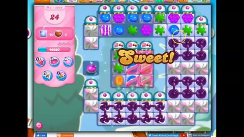 Candy Crush Level 6069 Talkthrough, 25 Moves 0 Boosters