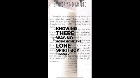 The limit of what spirits could do in Sawyer And Robbie