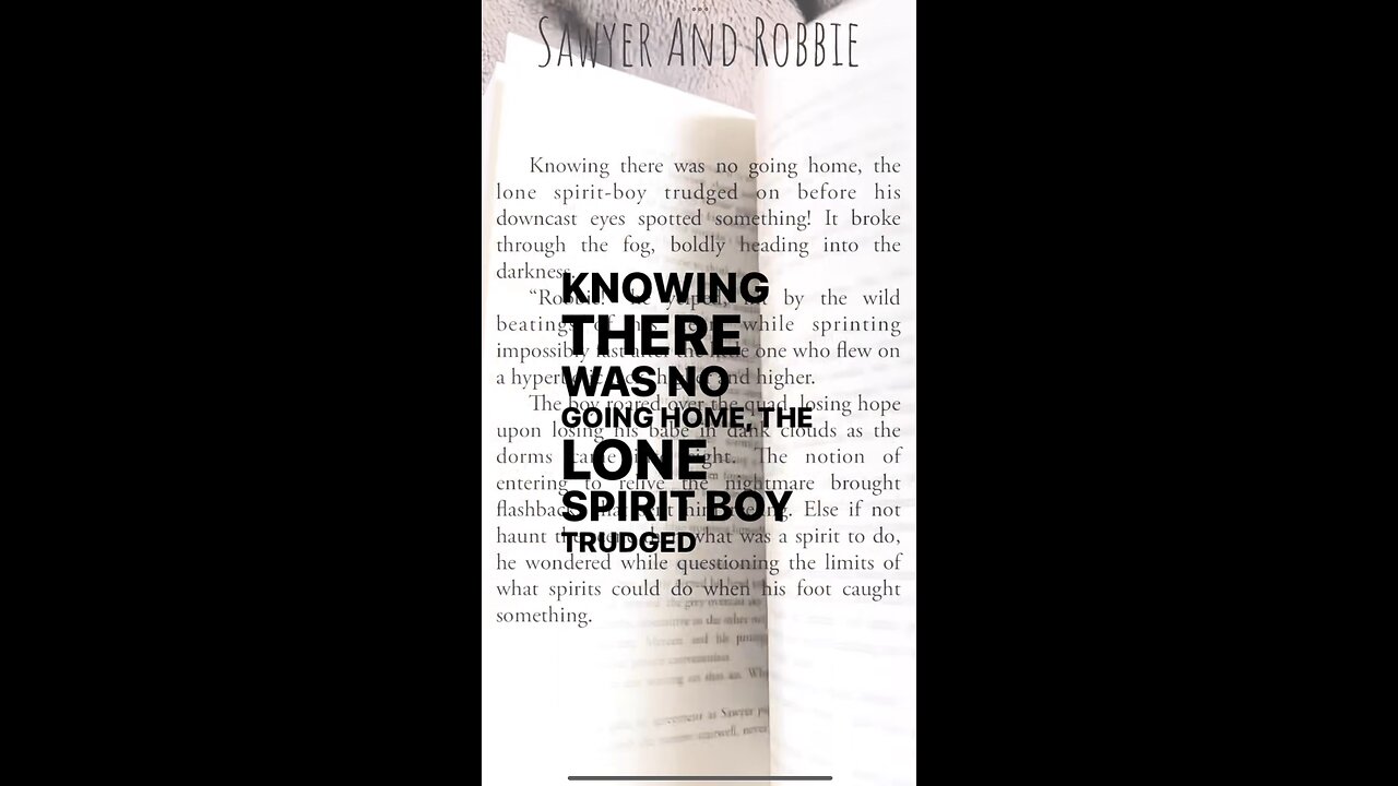 The limit of what spirits could do in Sawyer And Robbie
