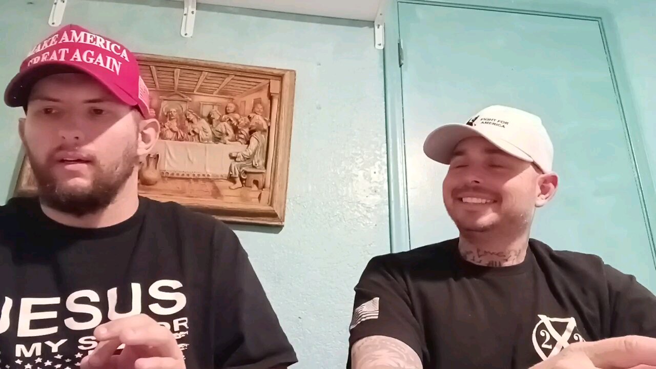 2 Ultra MAGA Christian Patriots talking.