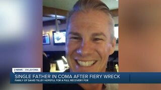 Single Father In Coma After Fiery Wreck