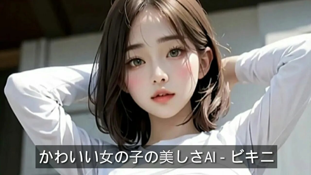 かわいい女の子の美しさAI - ビキニ