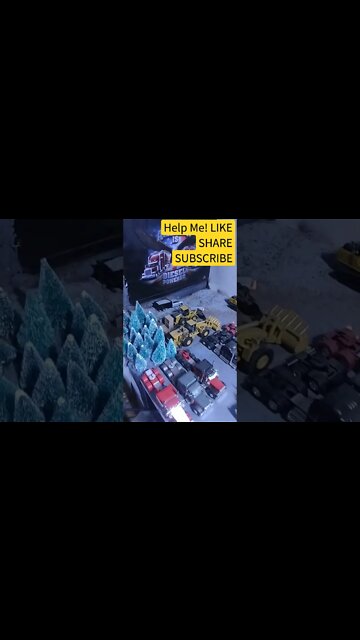 A Quick Update On The Truck Stop Heavy Equipment Yard 1/64 Diecast Diorama DCP Peterbilt Kenworth KW