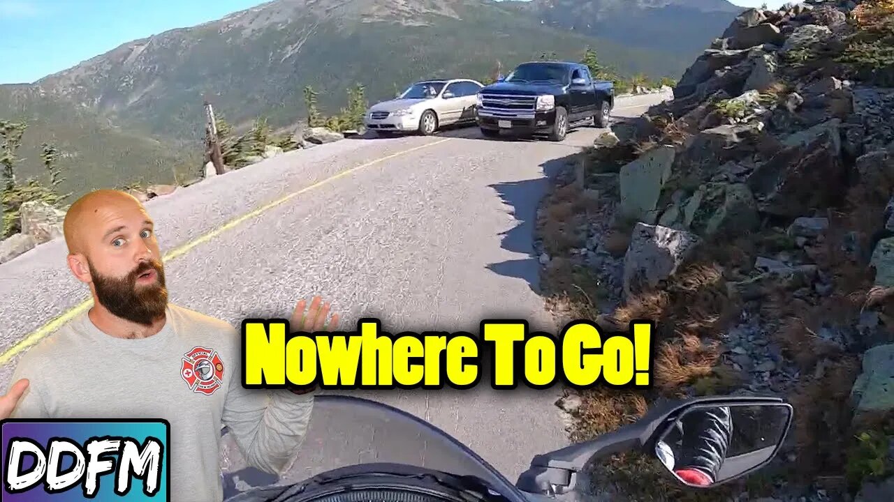 ONE Way Motorcycle Riders Crash In The Mountains