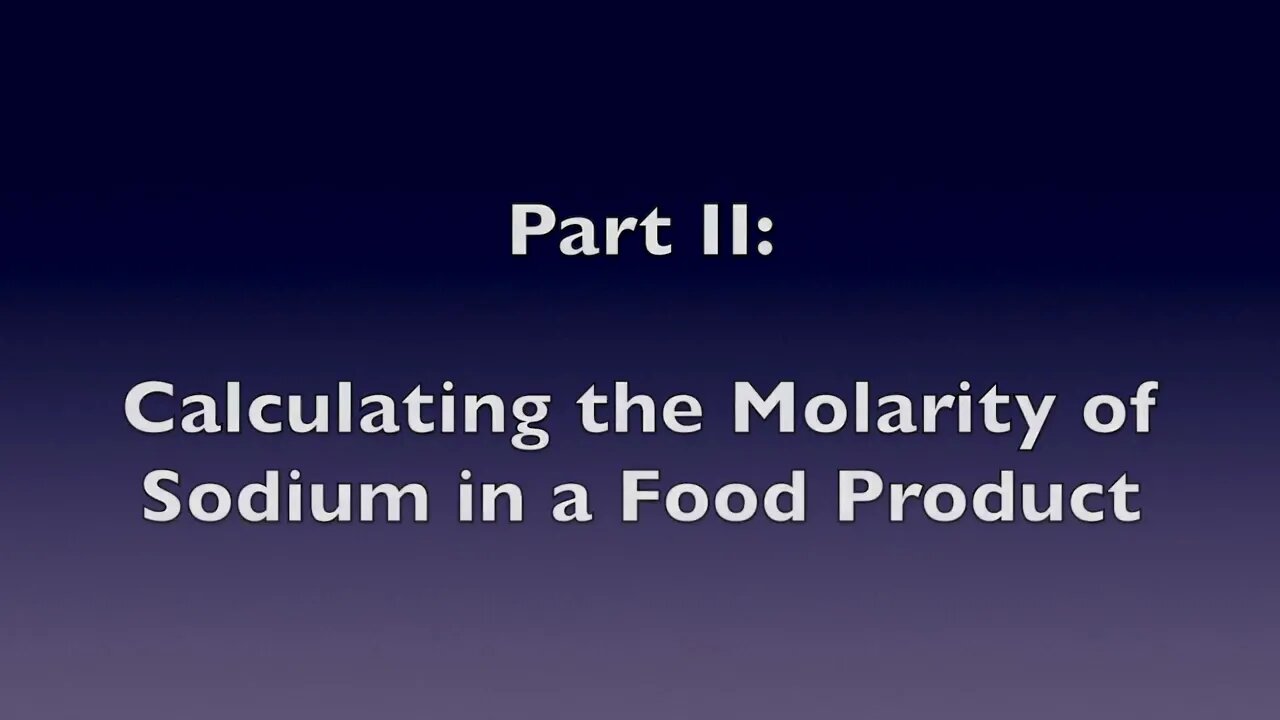 Chm1032L Unit 13 Solutions and Electrolytes Prelab Video