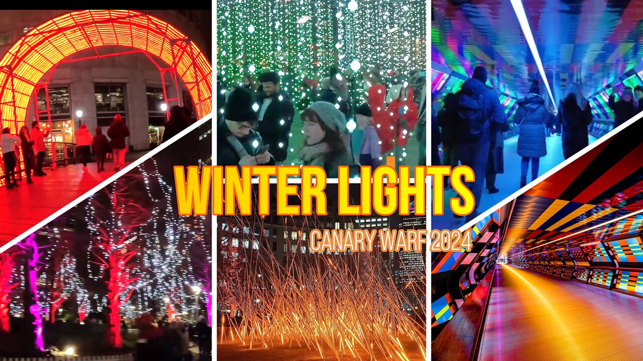 Canary Wharf's Winter Light Fest 2024: Dazzling Symphony of Art, Lights & Magical Nights