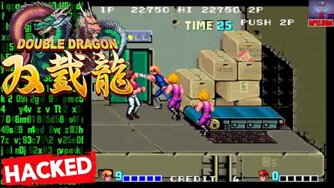 DOUBLE DRAGON (ARCADE) [HACKED GAMEPLAY PLAYTHROUGH LONGPLAY]