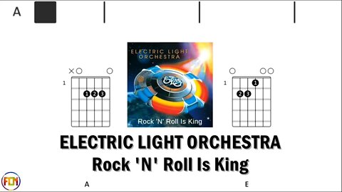 ELECTRIC LIGHT ORCHESTRA Rock 'N' Roll Is King - Guitar Chords & Lyrics HD