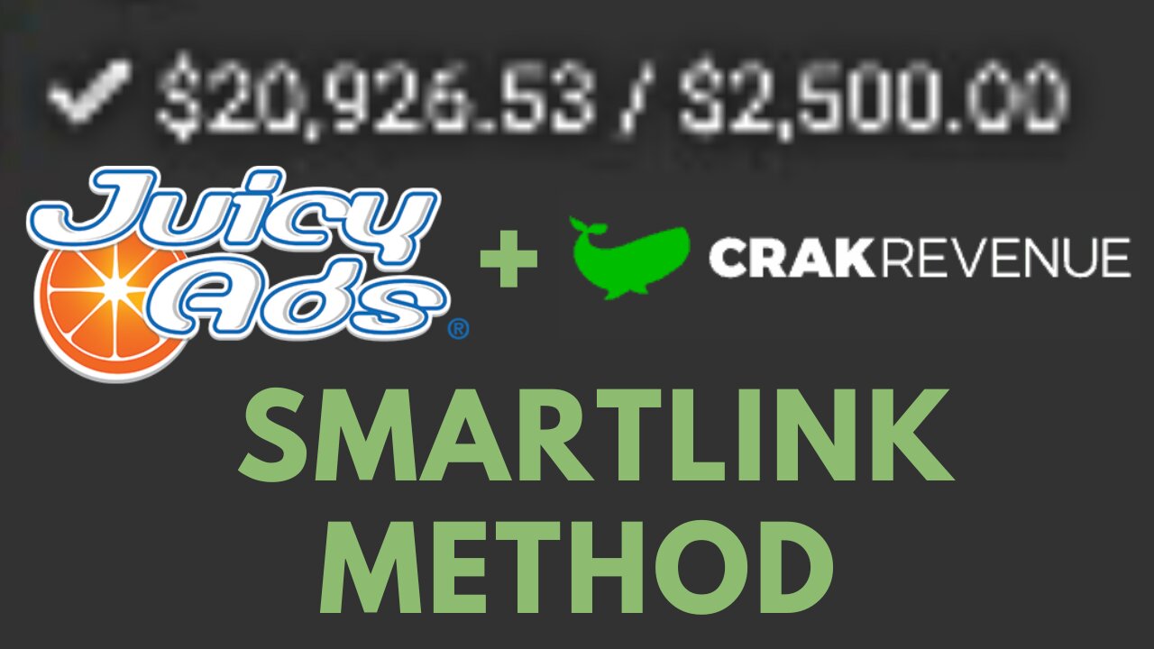 JuicyAds + Crakrevenue Smartlink Method