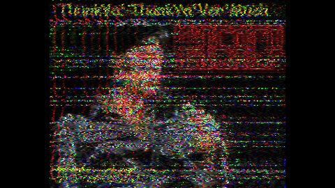 Attempting to capture SSTV via a handycam.