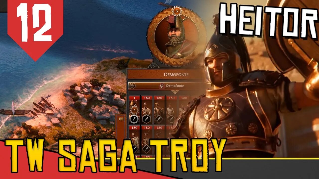 Guerra com ESPARTA - Total War Saga Troy Heitor #12 [Série Gameplay Português PT-BR]