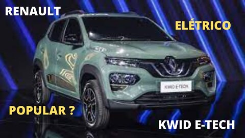 RENAULT LANÇA KWID E-TECH ELÉTRICO, COMPACTO, 300 KM DE AUTONOMIA, E O MAIS BARATO DO SEGUIMENTO.