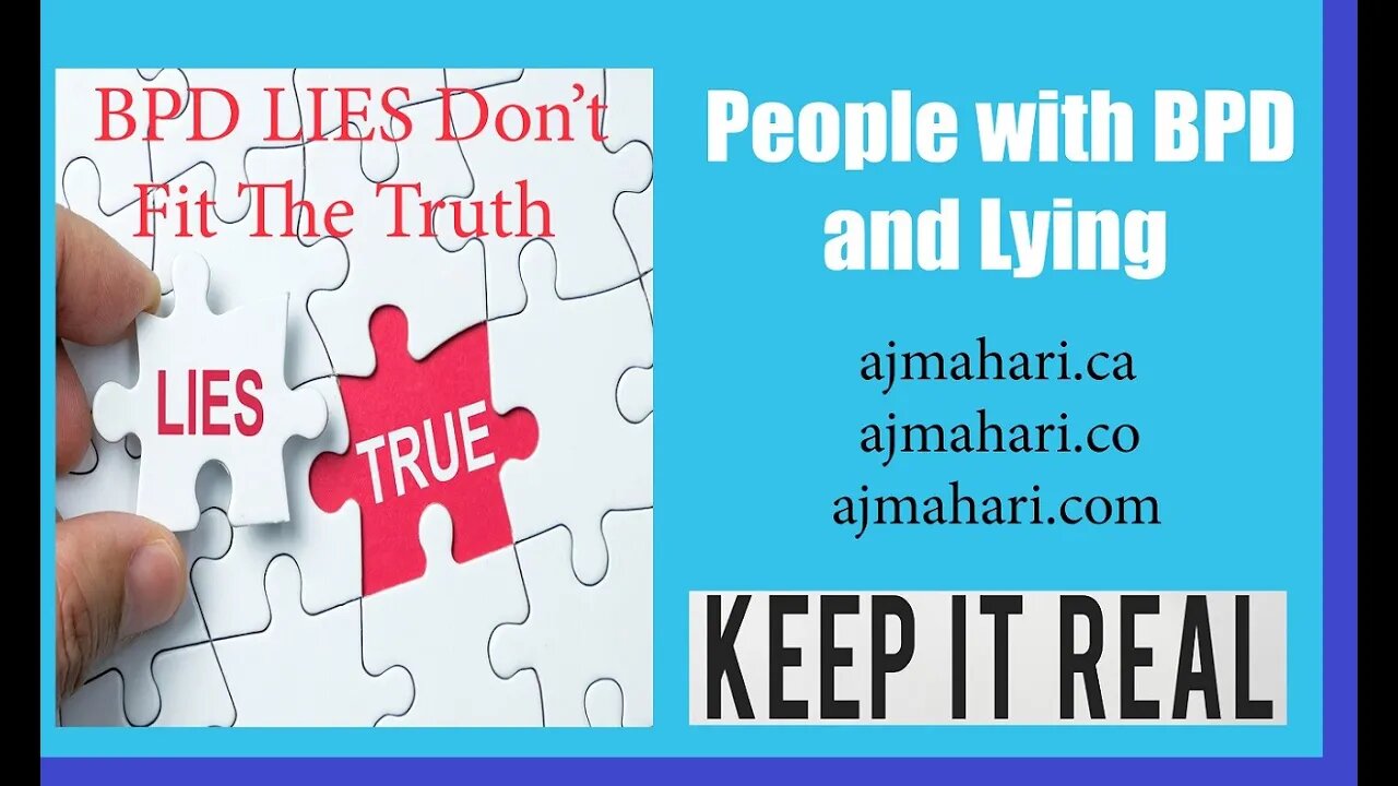 Borderline Personality Relationships - BPD Lying and Manipulation - Do they Do it on Purpose?