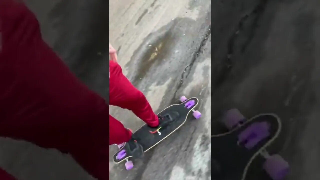 Practicing Longboarding before summer hits