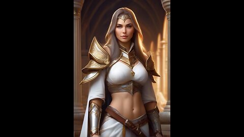 Beautiful Female Cleric