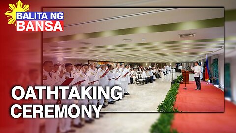 PBBM, pinangunahan ang Oathtaking ceremony ng ikalawang batch ng bagong promoted PNP generals