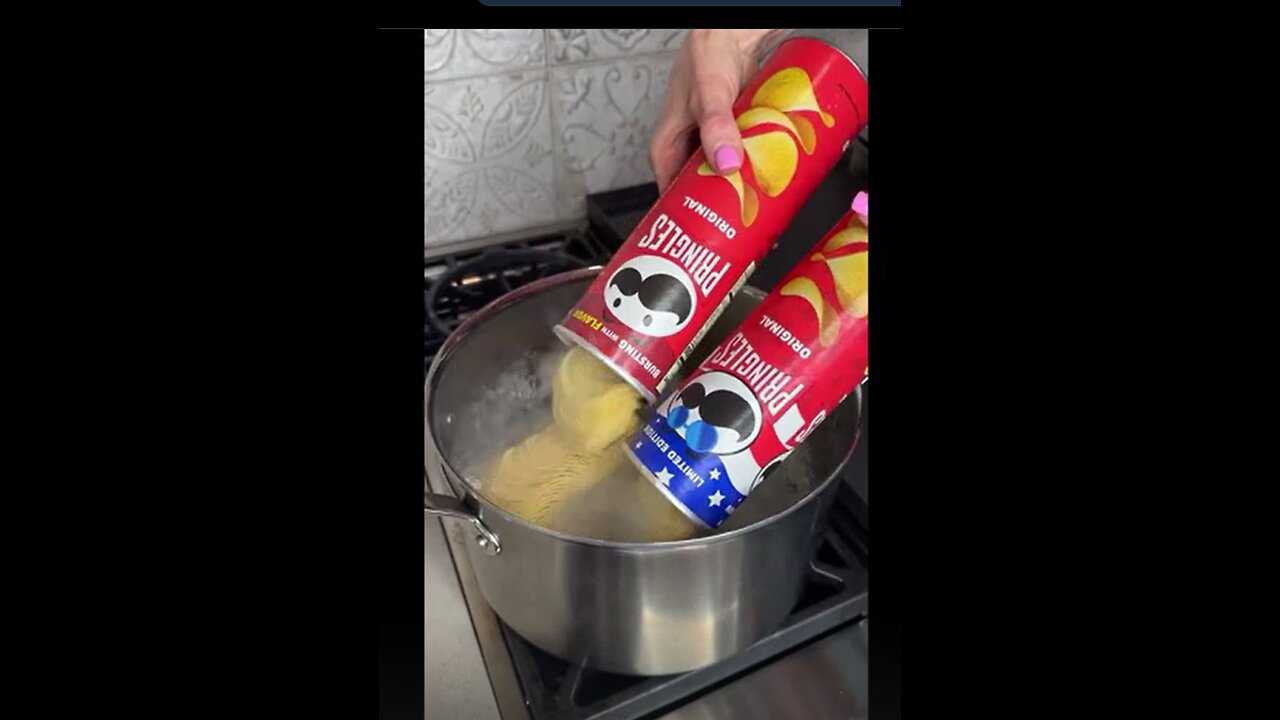 Boiling Pringles into Mashed Potatoes? Culinary genius? Make Mashed Potatoes Great Again!