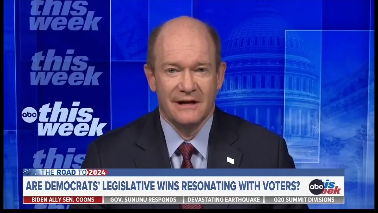 Sen Coons Claims Biden Has A Strong Record To Run On