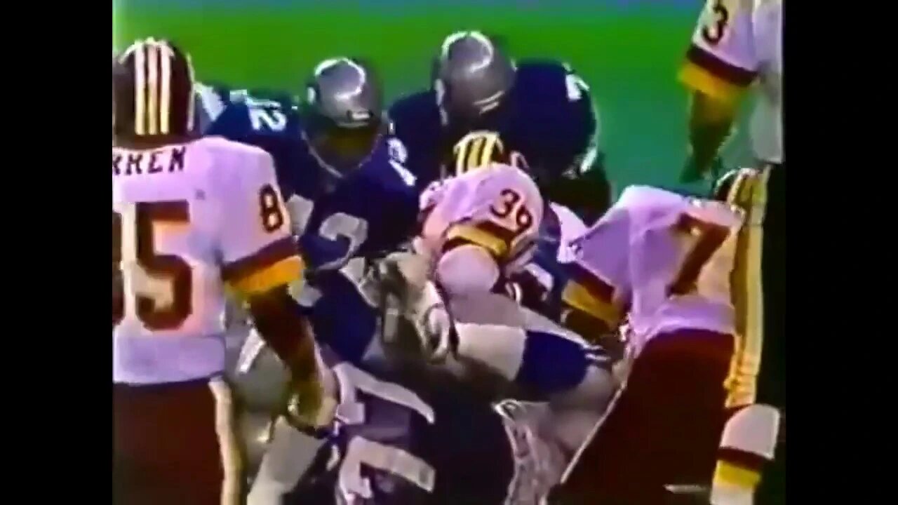 1983-09-25 Washington Redskins vs Seattle Seahawks