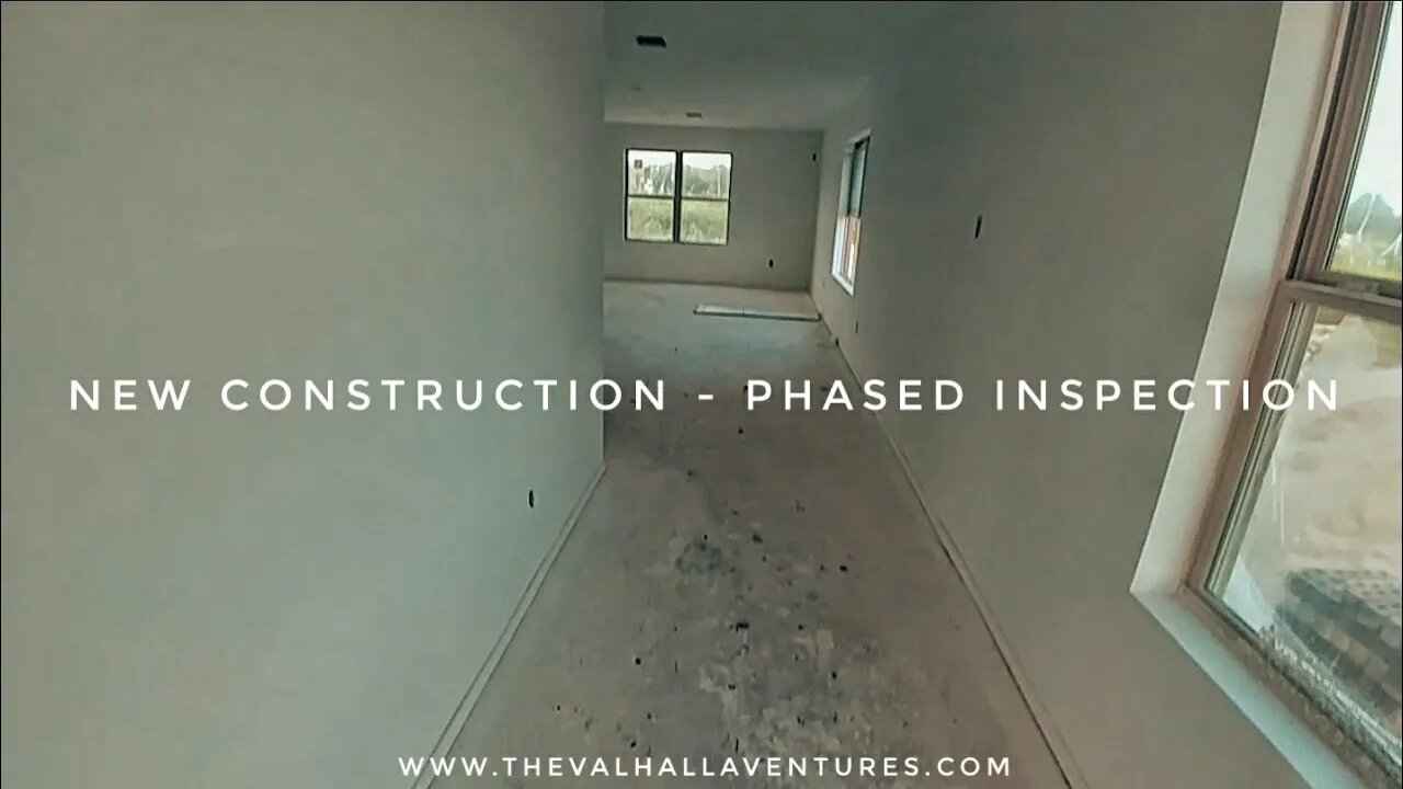 New Construction- Ground up phased inspection walk through.