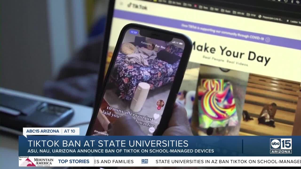 Three major universities ban TikTok on school-issued devices