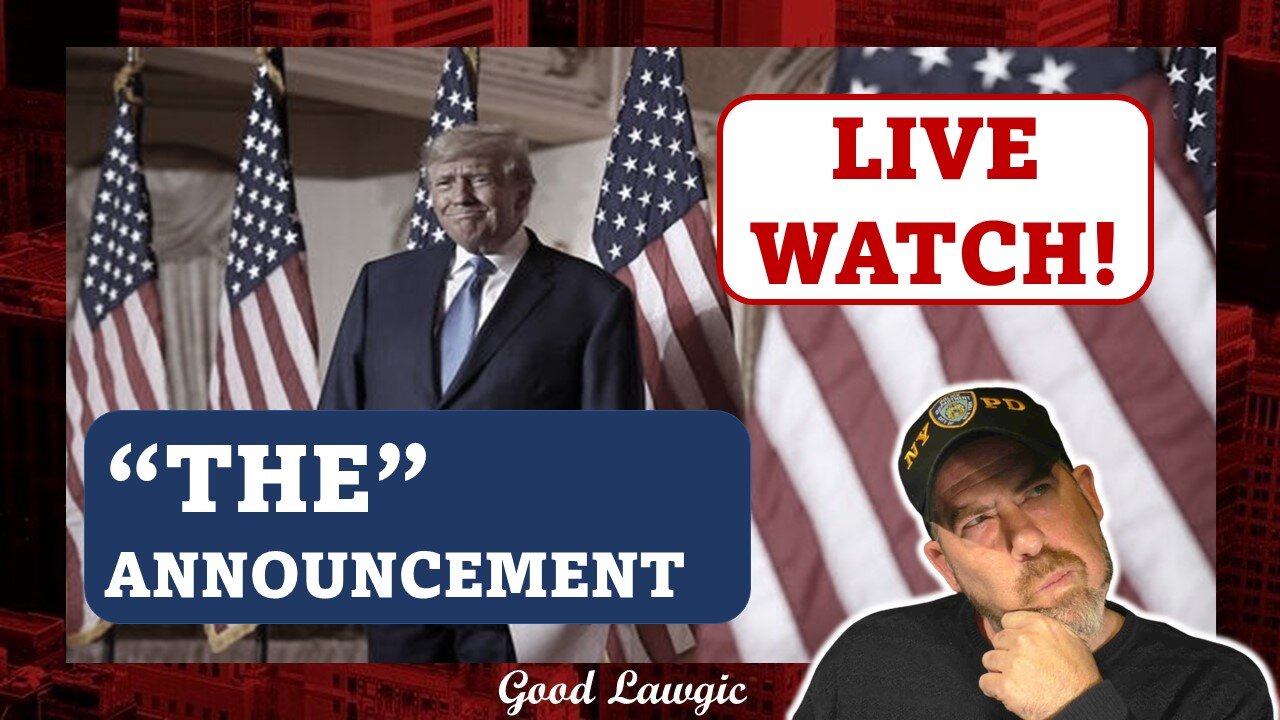 LIVE Watch Party: "THE" Announcement from Donald Trump