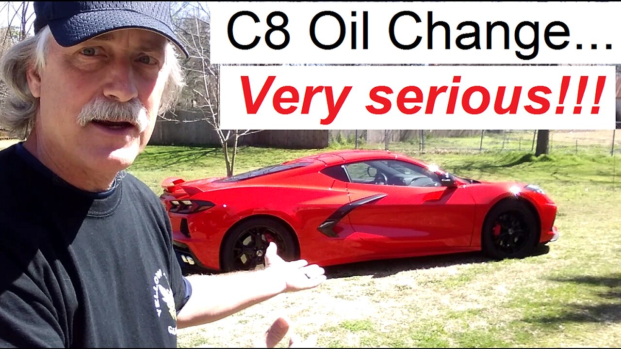 SERIOUS C8 Corvette Oil Change * I M P O R T A N T *