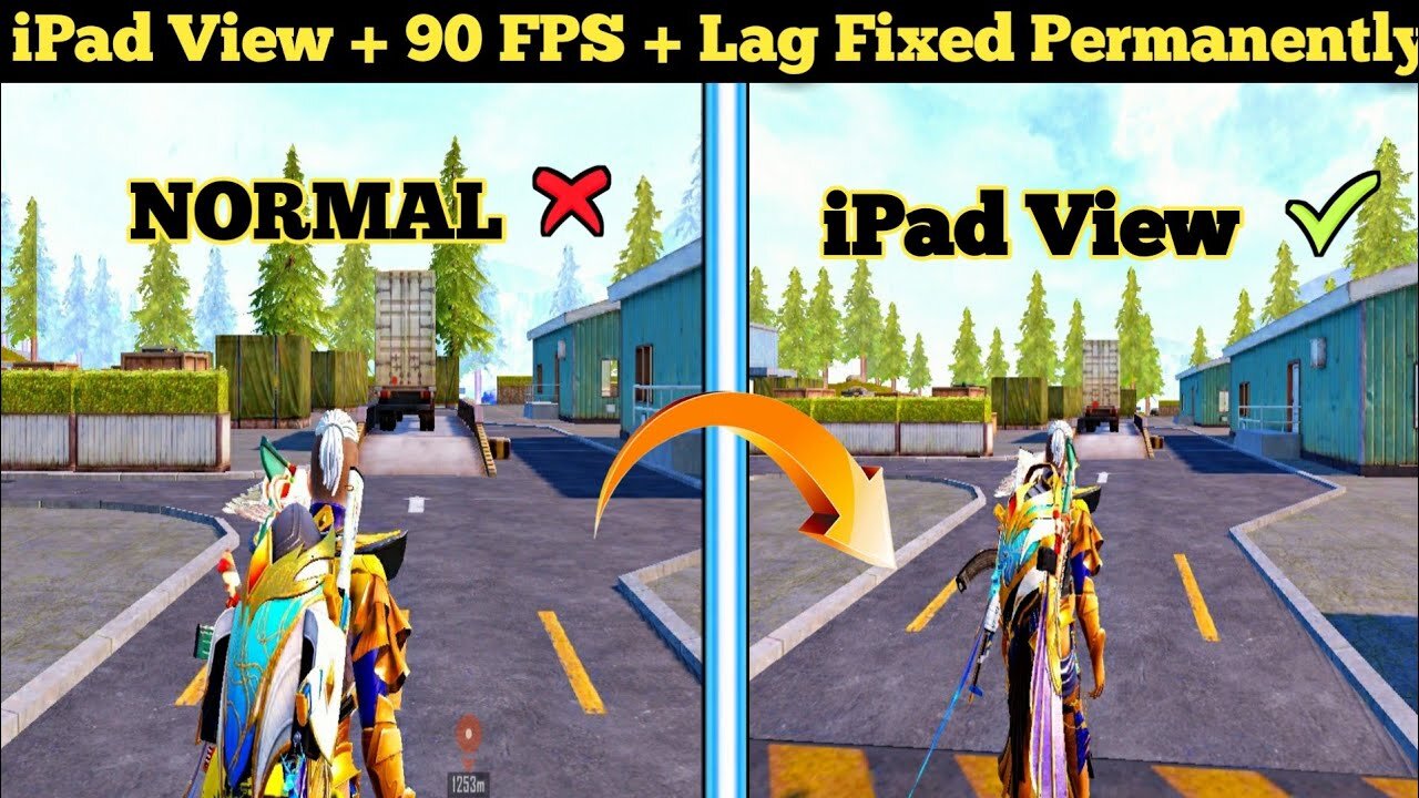 how to get Real ipad view in pubg mobile + 90 fps in any Android phone