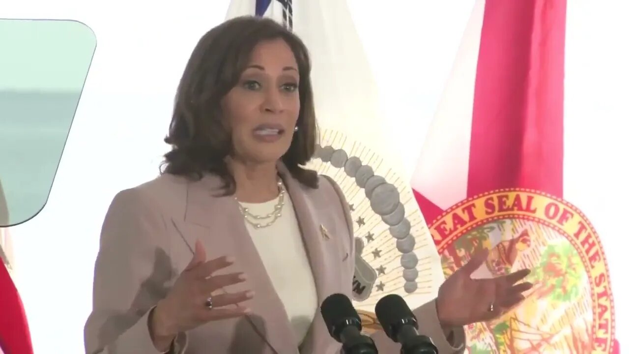 Kamala Harris Explains The “Toll” Of “Climate Anxiety” She Says Is “Is Taking On Our Young People”