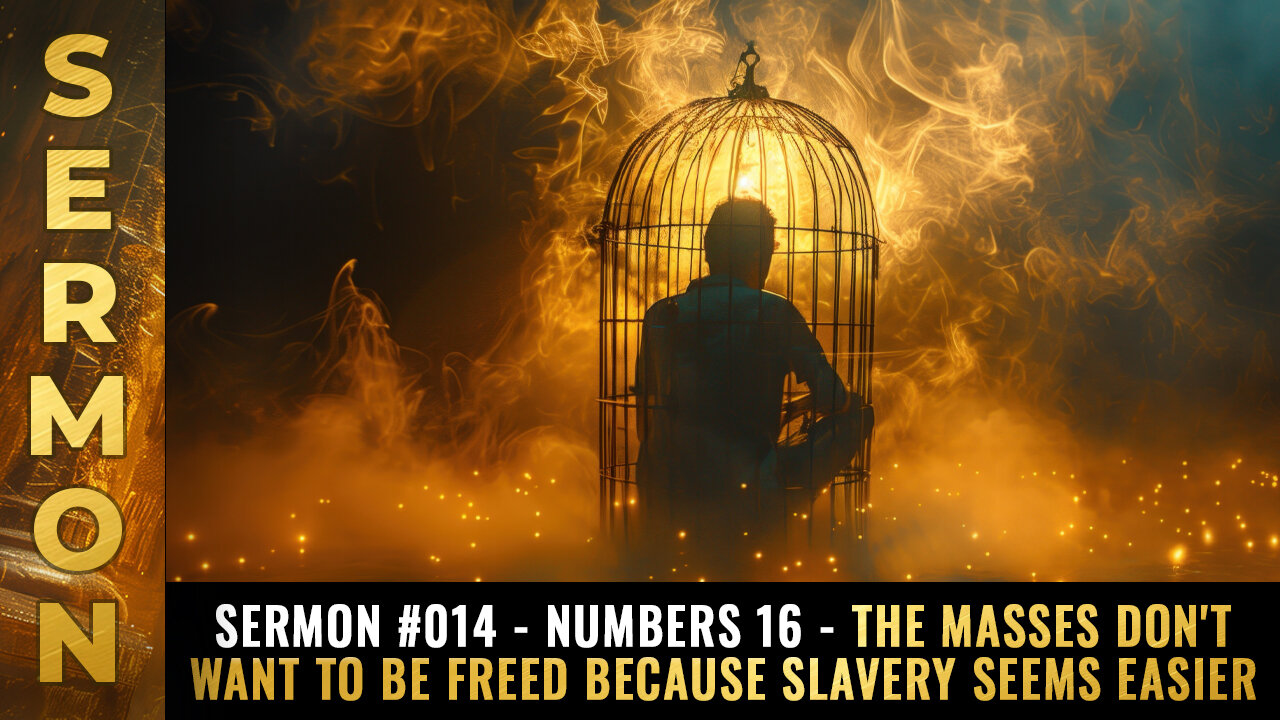 Mike Adams Sermon 014 - Numbers 16 - The masses don't want to be freed because slavery seems easier