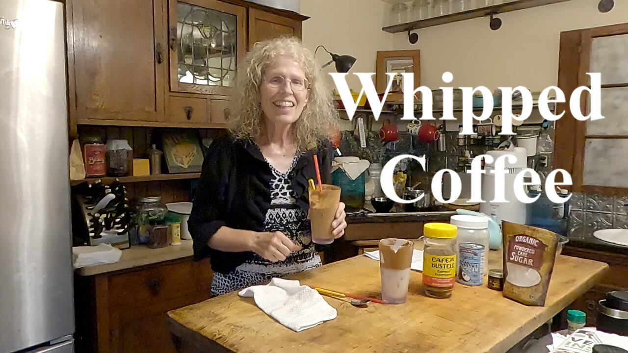 Making A Whipped Coffee!