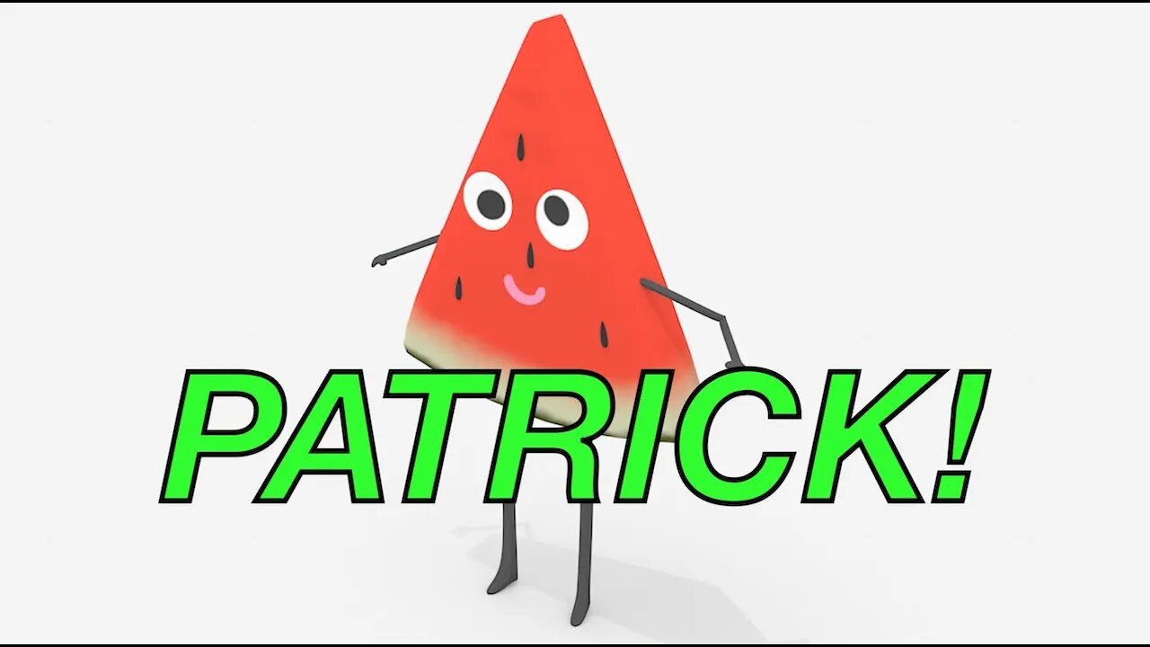 Happy Birthday PATRICK! - WATERMELON Birthday Song