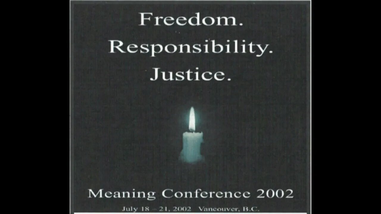 Religion, spirituality and health | Dr. Harold G. Koenig | KL8 Meaning Conference 2002