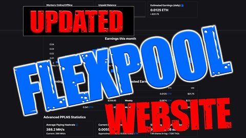 FLEXPOOL Updates there Webpage / Best looking Pool Now?