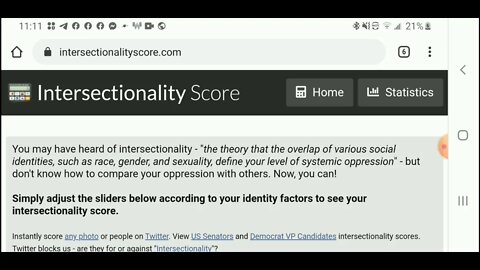 Intersectionality Score for 2020!