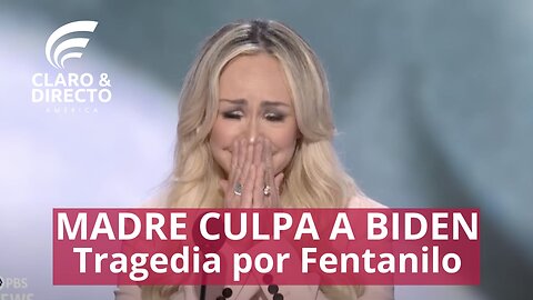 Madre Desgarrada Culpa a Biden por Muerte de su Hijo por Fentanilo en Convención Republicana