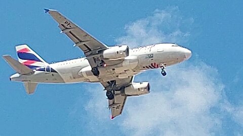 Airbus A319 PT-TMA coming from São Paulo to Fortaleza