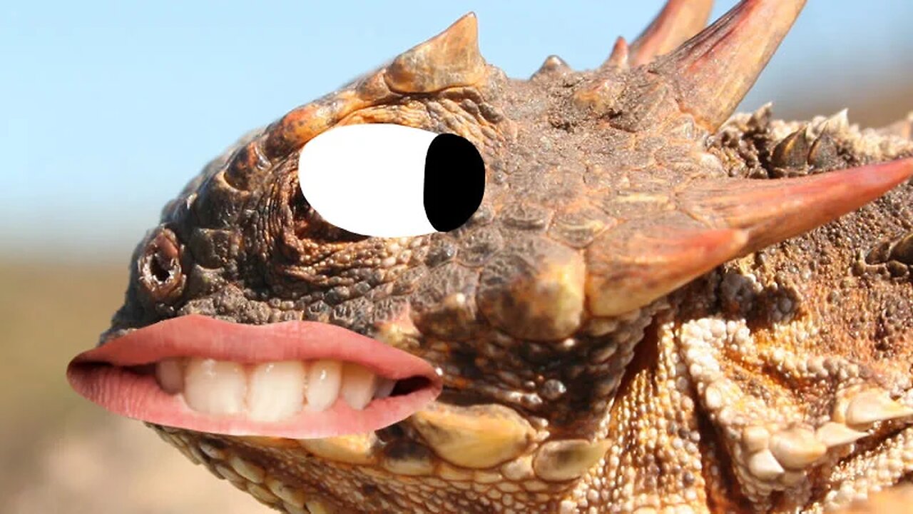 Gross Lizard Shoots Foul Blood From Its Eyes