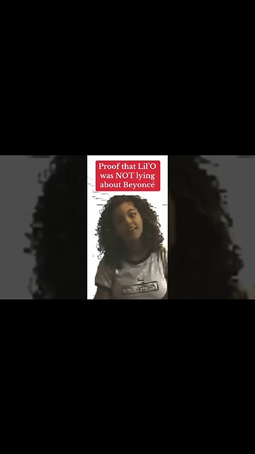 Beyoncé at 16 giving a shoutout to Lil’O, who claims he put her in her 1st ever music video