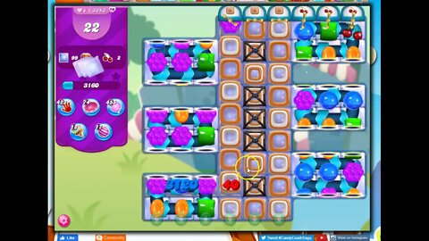 Candy Crush Level 3653 Talkthrough, 23 Moves 0 Boosters