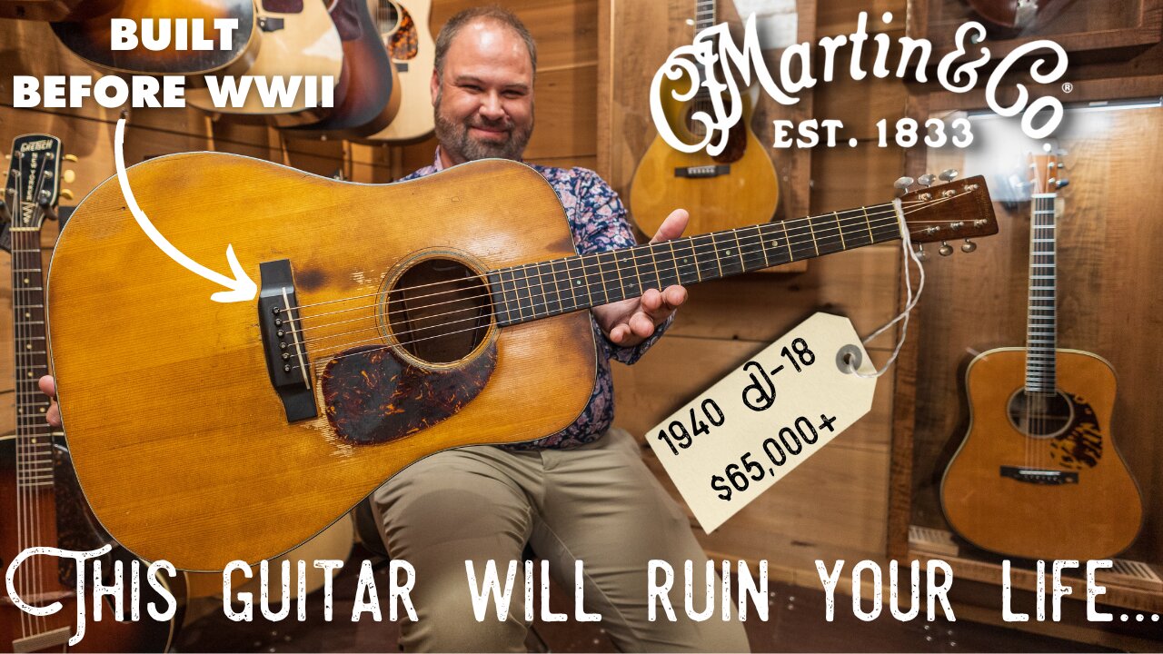 Should you ruin your life buying a Pre War Martin? Featuring The Acoustic Shoppe!