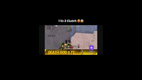 #shorts 1 Vs 3 Clutch #pubgmobile #bgmi #iphone 12 #viarl