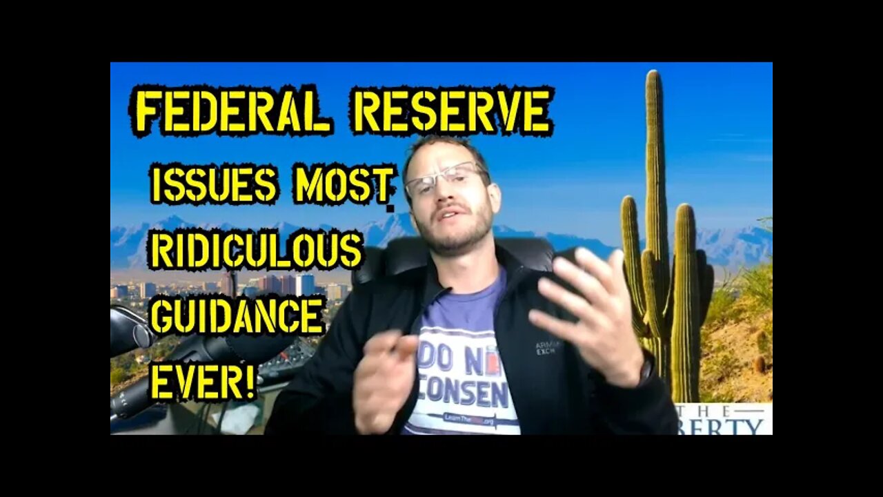 FEDERAL RESERVE issues most ridiculous guidance EVER!